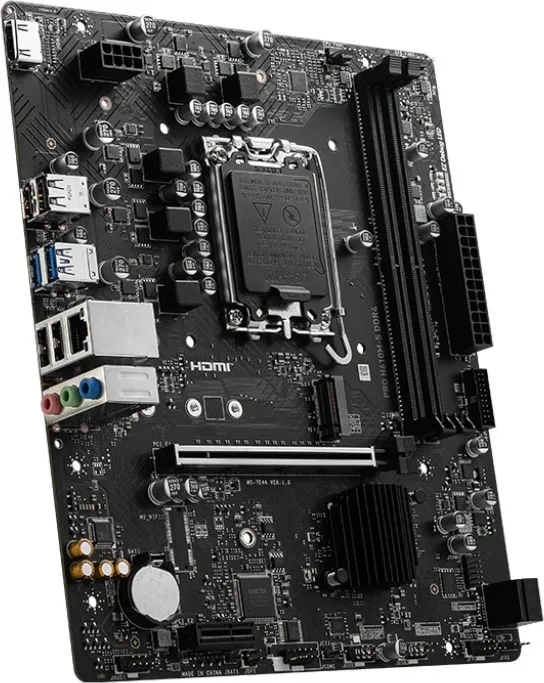 MSI PRO H610M-S DDR4 H610,LGA1700,2DDR4,1PCI-Ex16,1PCI-Ex1,2M.2,2SATA3.0,4USB3.2Gen1,8U