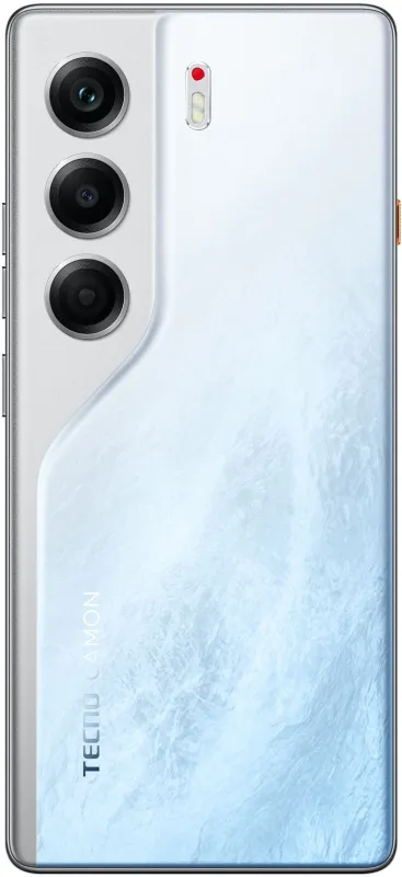 Смартфон Tecno Camon 40 256Gb 8Gb белый моноблок 3G 4G 6.78" Android 14 50Mpix 802.11 a/b/g/n/ac NFC GPS GSM900/1800 GSM1900 Protect