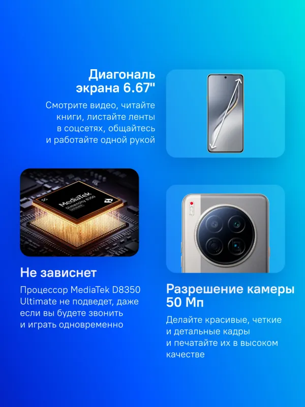 Смартфон Tecno Camon 40 Premier 5G 256Gb 12Gb черный моноблок 3G 4G 6.67" Android 14 50Mpix 802.11 a/b/g/n/ac NFC GPS GSM900/1800 GSM1900 Protect