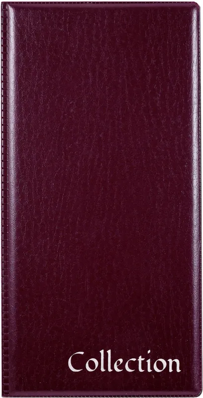 Папка с 20 прозр.вклад. Silwerhof Кляссер ПВХ 0.25мм бордовый