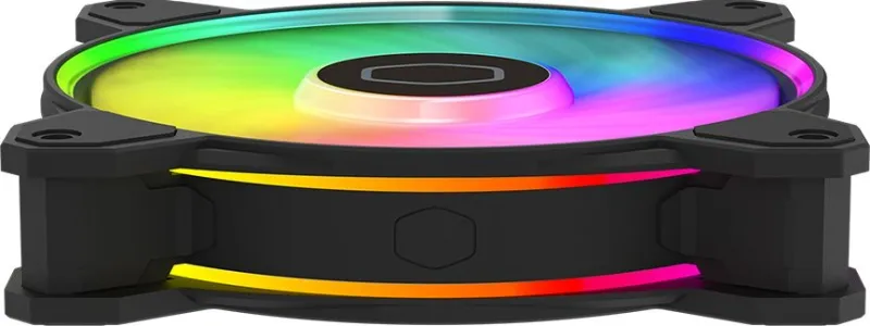 Вентилятор для корпуса Cooler Master MasterFan MF120 Halo2 ARGB 120х120x25 черный 4-pin 27дБ (MFL-B2DN-21NP2-R2) Ret