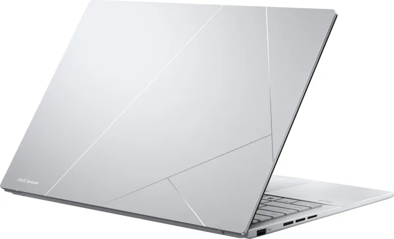 Ноутбук Asus Zenbook 14 UX3405CA-PP477 Core Ultra 9 285H 32Gb SSD512Gb Intel Arc 14" OLED FHD+ (1920x1200) без ОС silver WiFi BT Cam Bag (90NB14W2-M00N00)