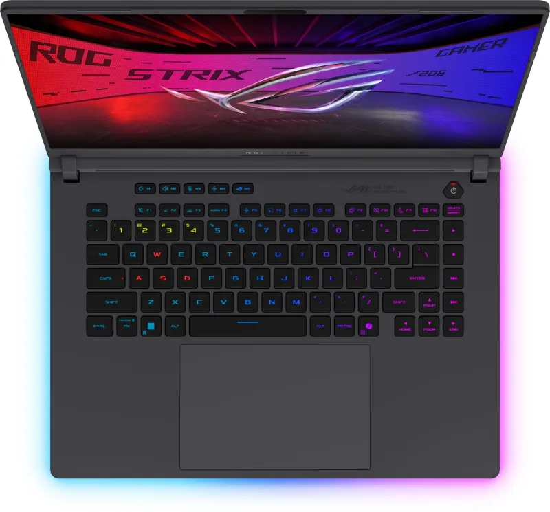 Ноутбук Asus ROG Strix G16 G615LR-S5222 Core Ultra 9 275HX 32Gb SSD1Tb NVIDIA GeForce RTX5070Ti 12Gb 16" IPS WQXGA (2560x1600) без ОС grey WiFi BT Cam (90NR0LR1-M009A0)