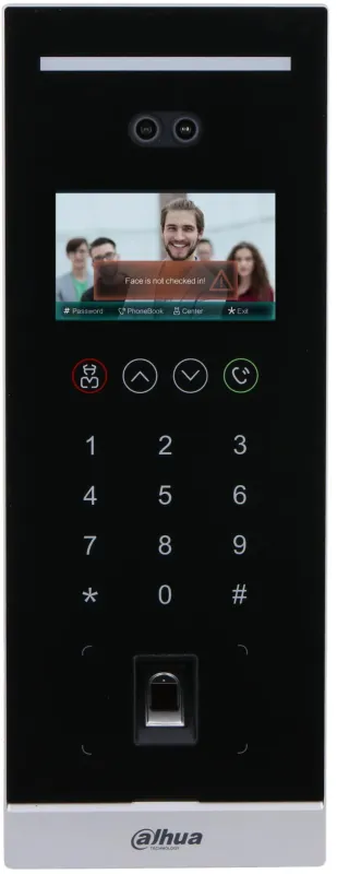 Видеопанель Dahua DHI-VTO6541H-S2 цветной сигнал цвет панели: черный