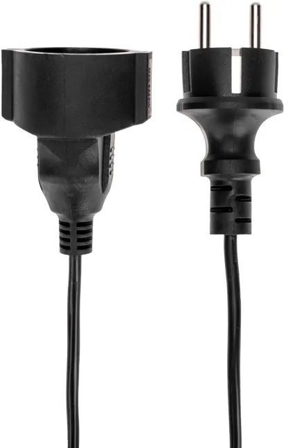Удлинитель силовой PROconnect PROc-Uc (13-4910) 3x0.75кв.мм 1розет. 20м ПВС 6A без катушки черный