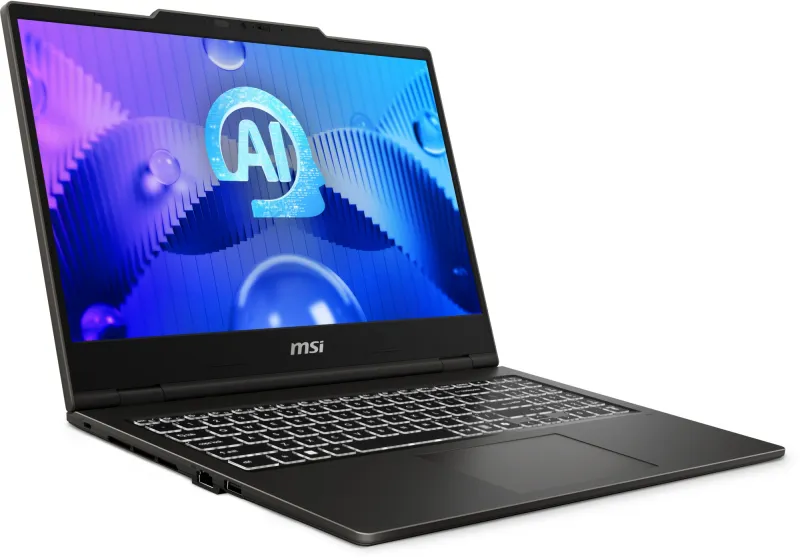 MSI VenturePro 15 AI A1UDXG-006XRU Ultra5 125H 15,6" FHD (1920 x 1080)144Hz DDR5 16GB (8GB*2),512GB SSD, NV RTX 3050 (6GB GDDR6),55.2Whr,1,9kg,1y,Dos,Solid Gray