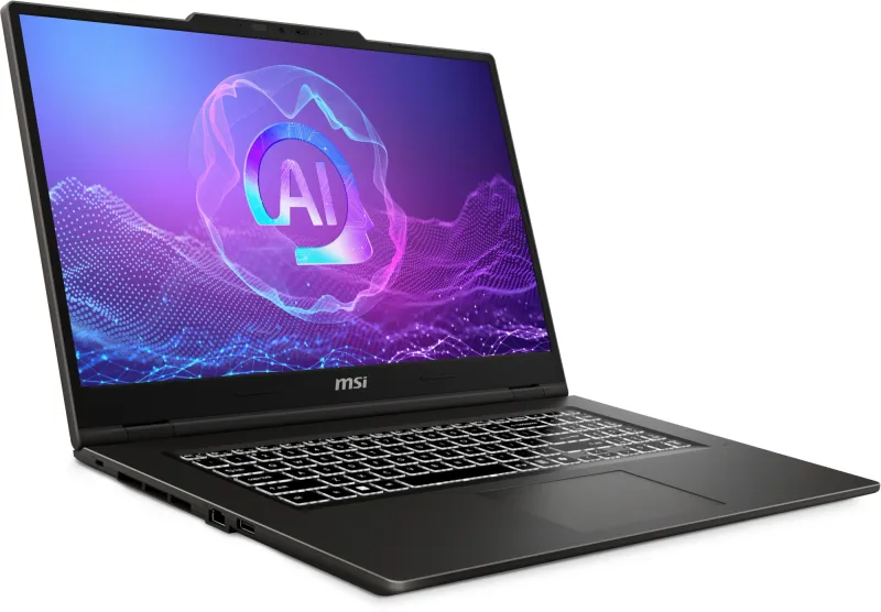 Ноутбук MSI Venture A17 AI A2HMG-002XRU Ryzen 7 260 16Gb SSD512Gb AMD Radeon Graphics 17.3" IPS FHD (1920x1080) без ОС grey WiFi BT Cam (9S7-17UK11-002)