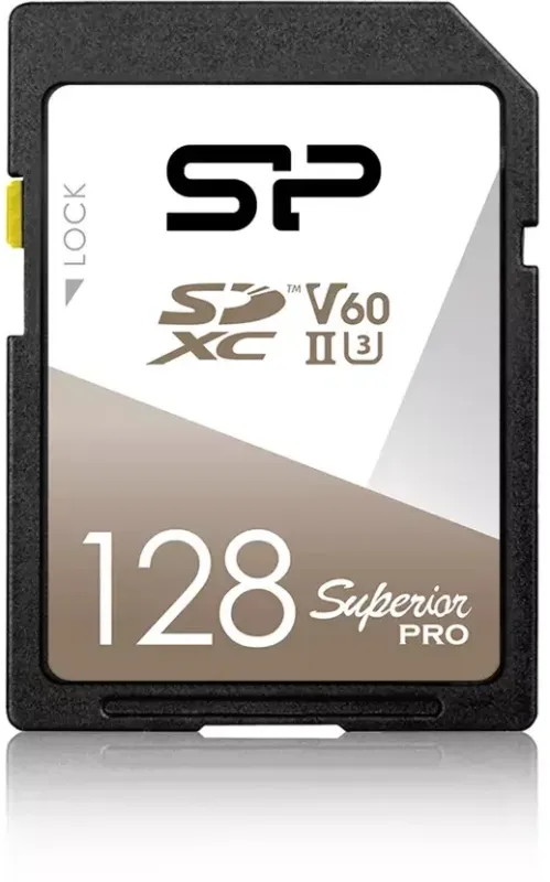 Флеш карта SDXC 128GB Silicon Power SP128GBSDXJV6V10 Superior Pro V60 w/o adapter