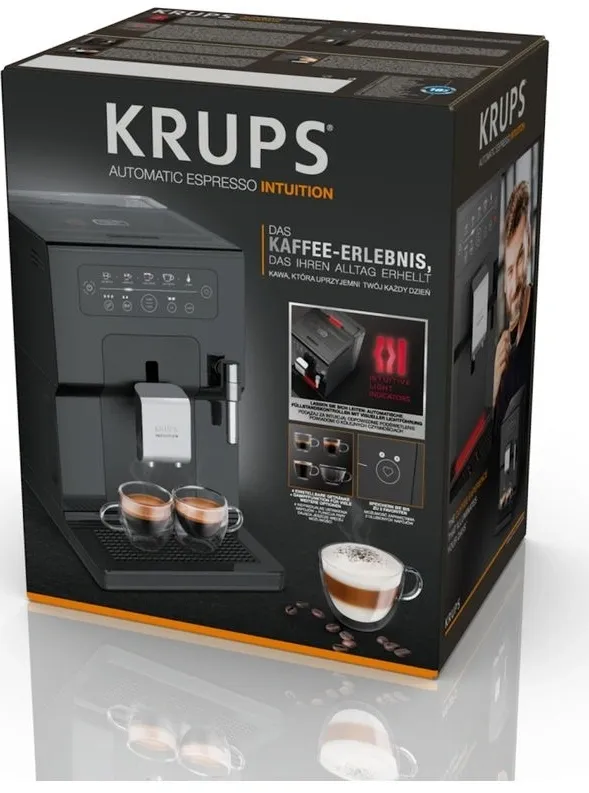 Кофемашина Krups Essential EA870810 1450Вт черный/нержавеющая сталь