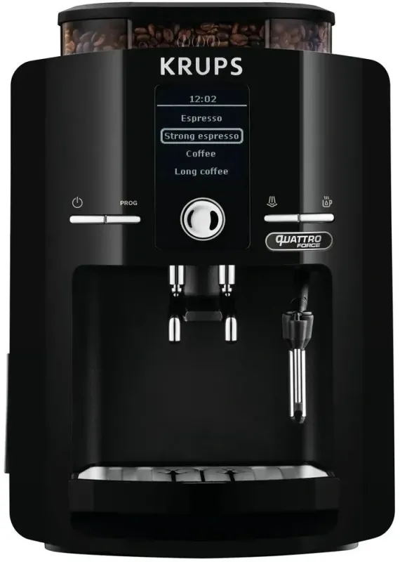 Кофемашина Krups Espresseria EA82F010 1450Вт черный/нержавеющая сталь