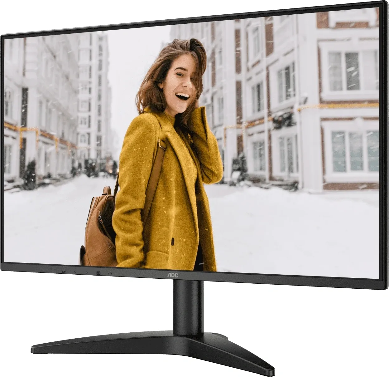 Монитор AOC 23.8" 24B36H черный IPS LED 1ms 16:9 HDMI матовая 1500:1 250cd 178гр/178гр 1920x1080 100Hz VGA FHD 2.4кг
