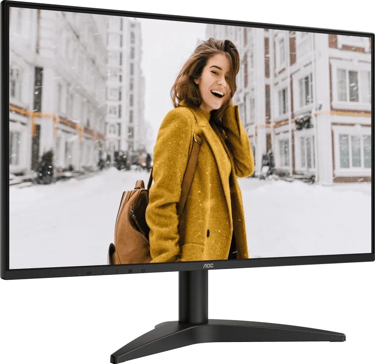 Монитор AOC 23.8" 24B36H черный IPS LED 1ms 16:9 HDMI матовая 1500:1 250cd 178гр/178гр 1920x1080 100Hz VGA FHD 2.4кг