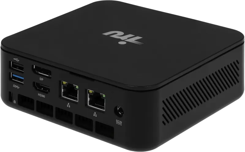 Неттоп IRU Planio 325 Ryzen 5 3500U (2.1) 8Gb SSD256Gb Vega 8 Windows 11 Pro GbitEth WiFi BT 65W черный (2105308)