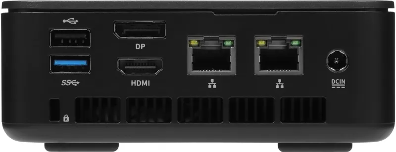 Неттоп IRU Planio 325 Ryzen 5 3500U (2.1) 8Gb SSD256Gb Vega 8 Windows 11 Pro GbitEth WiFi BT 65W черный (2105308)