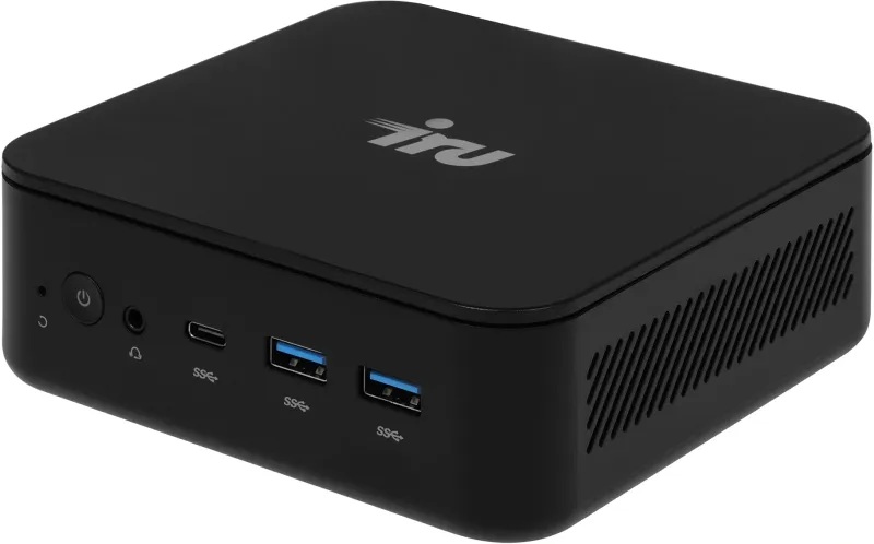Неттоп IRU Planio 325 Ryzen 5 3500U (2.1) 16Gb SSD512Gb Vega 8 Windows 11 Pro GbitEth WiFi BT 65W черный (2105312)