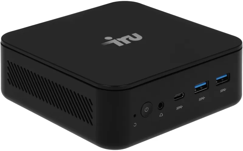Неттоп IRU Planio 325 Ryzen 5 3500U (2.1) 16Gb SSD512Gb Vega 8 Windows 11 Pro GbitEth WiFi BT 65W черный (2105312)