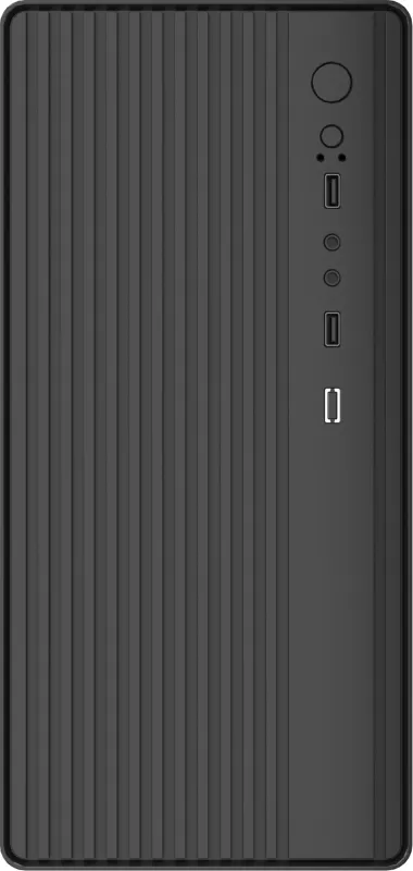 Корпус Accord ACC-M258-01B черный без БП ATX 4x120mm 2xUSB2.0 audio