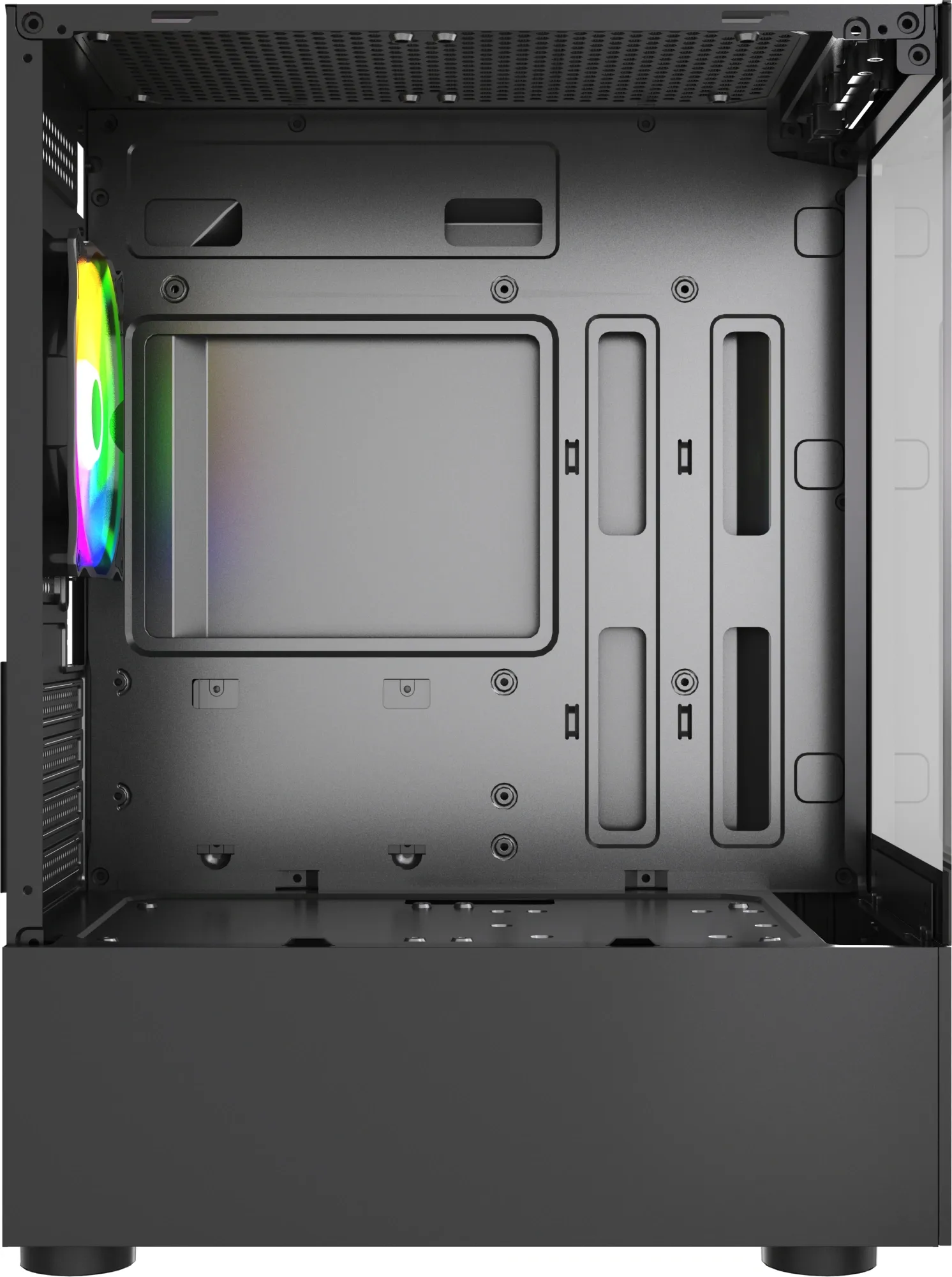 Корпус Accord ACC-285-02B черный без БП mATX 1x120mm 1xUSB2.0 1xUSB3.0 1xUSB3.1 audio