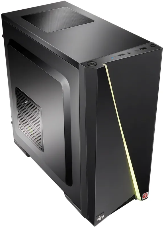 ПК IRU Tactio 320A5GER MT Ryzen 5 5600G (3.9) 16Gb SSD512Gb RGr Windows 11 Pro 64 GbitEth 500W черный (2106549)
