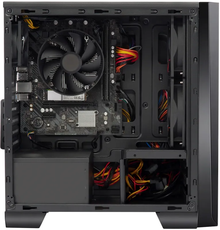ПК IRU Tactio 320A5GER MT Ryzen 5 5600G (3.9) 16Gb SSD512Gb RGr Windows 11 Pro 64 GbitEth 500W черный (2106549)