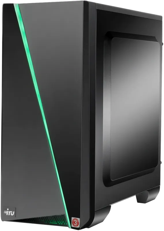 ПК IRU Tactio 320A5GER MT Ryzen 5 5600G (3.9) 16Gb SSD512Gb RGr без ОС GbitEth 500W черный (2106786)