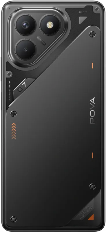 Смартфон Tecno POVA 7 Neo 128Gb 8Gb черный моноблок 3G 4G 6.8" 1080x2460 Android 14 50Mpix 802.11 a/b/g/n/ac NFC GPS GSM900/1800 Protect