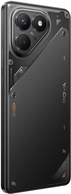 Смартфон Tecno POVA 7 Neo 128Gb 8Gb черный моноблок 3G 4G 6.8" 1080x2460 Android 14 50Mpix 802.11 a/b/g/n/ac NFC GPS GSM900/1800 Protect