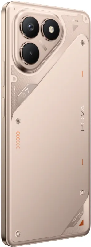 Смартфон Tecno POVA 7 Neo 256Gb 8Gb титановый моноблок 3G 4G 6.8" 1080x2460 Android 14 50Mpix 802.11 a/b/g/n/ac NFC GPS GSM900/1800 Protect