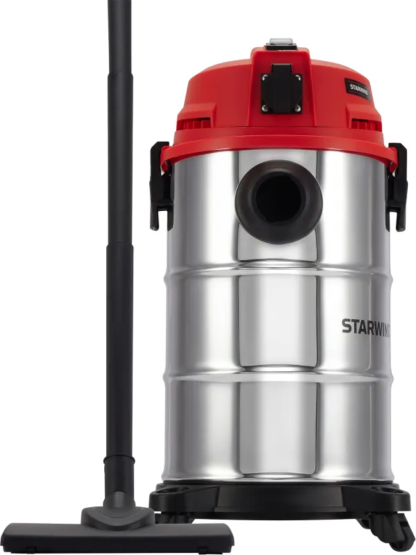 Строительный пылесос Starwind VC30-2330MS3 1600Вт (уборка: сухая/сбор воды) черный