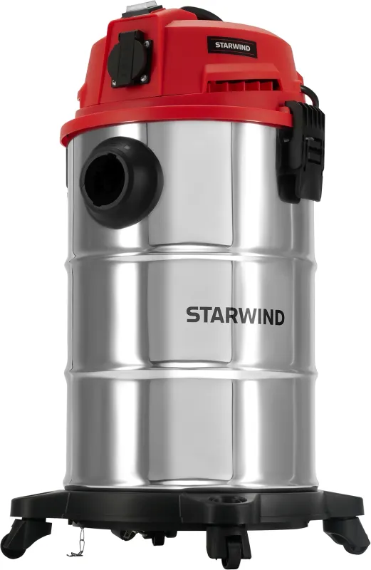 Строительный пылесос Starwind VC30-2330MS3 1600Вт (уборка: сухая/сбор воды) черный