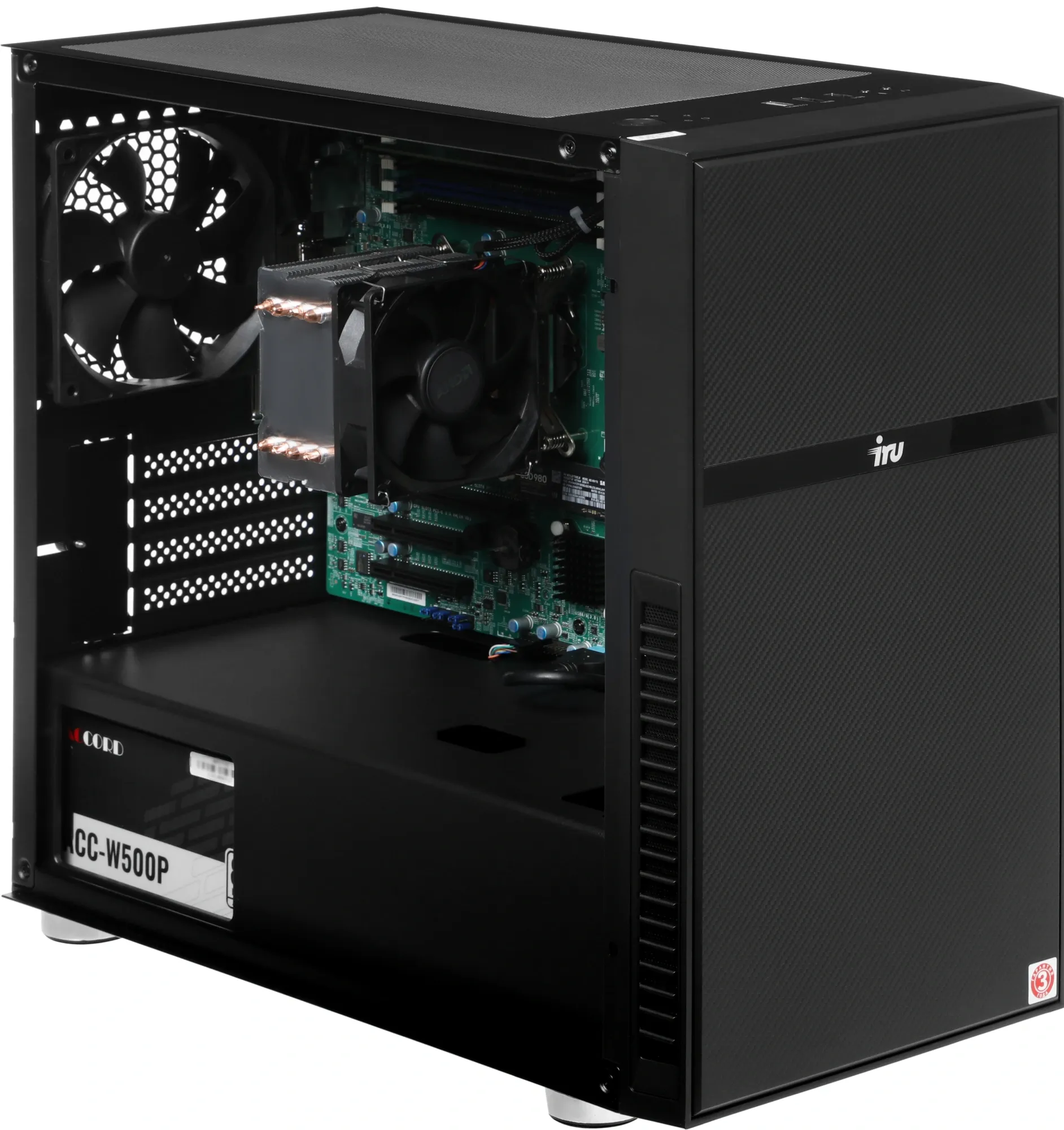Сервер IRU Rock w9102e 1xE-2236 2x16Gb 1x1Tb M.2 SSD 1x500W w/o OS (2107710)