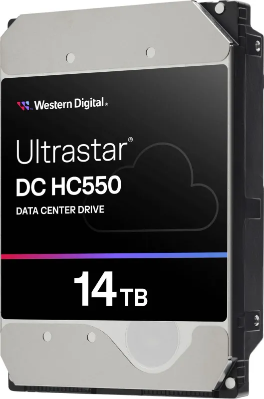 Жесткий диск WD SATA-III 16TB 0F38468 WUH721816ALE6L4 Server Ultrastar DC HC550 512E (7200rpm) 512Mb 3.5"