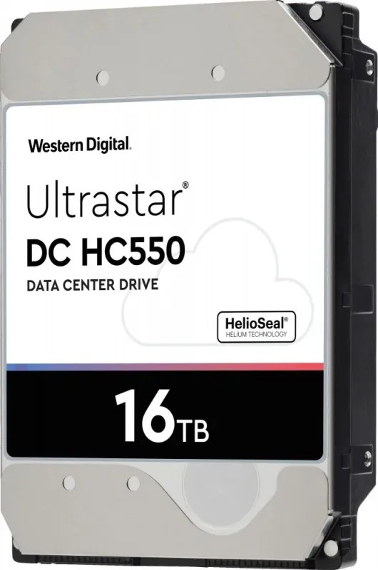 Жесткий диск WD SATA-III 16TB 0F38468 WUH721816ALE6L4 Server Ultrastar DC HC550 512E (7200rpm) 512Mb 3.5"