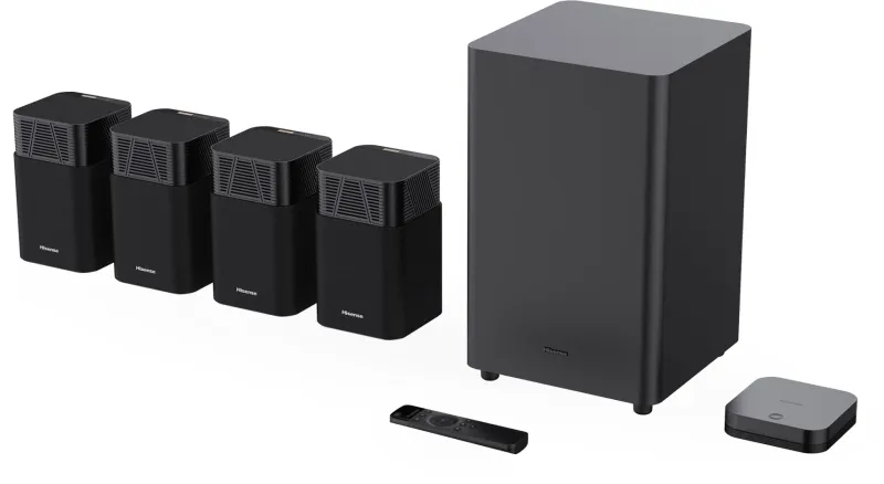 Саундбар Hisense HT SATURN 4.1.2 720Вт+240Вт черный