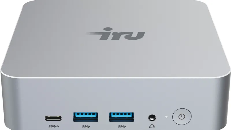 Неттоп IRU Tactio 515 i3 1220P (1.5) 8Gb SSD256Gb UHDG Windows 11 Pro 2.5xGbitEth+1xGbitEth WiFi BT 100W черный (2108510)