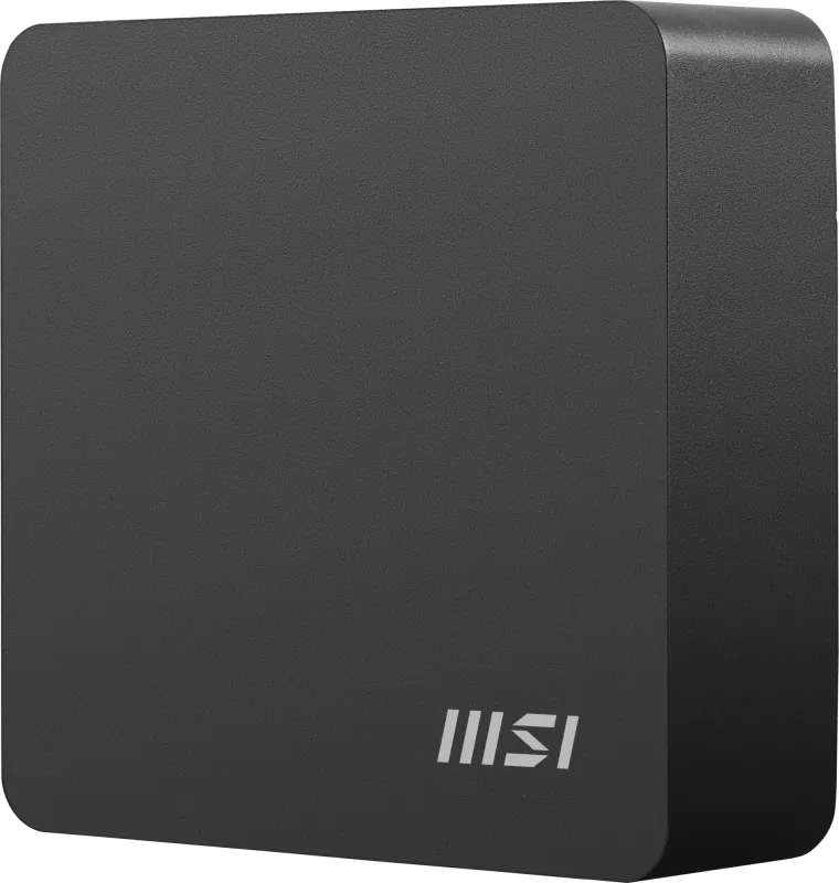 Неттоп MSI Cubi NUC AI 1UMG-043XRU Core Ultra 5 125H (1.2) 16Gb SSD512Gb Graphics CR без ОС 2xGbitEth WiFi BT 120W черный (9S6-B20911-043)