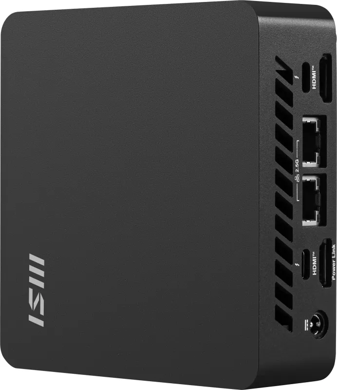Неттоп MSI Cubi NUC AI 1UMG-043XRU Core Ultra 5 125H (1.2) 16Gb SSD512Gb Graphics CR без ОС 2xGbitEth WiFi BT 120W черный (9S6-B20911-043)