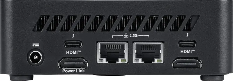 Неттоп MSI Cubi NUC AI 1UMG-043XRU Core Ultra 5 125H (1.2) 16Gb SSD512Gb Graphics CR без ОС 2xGbitEth WiFi BT 120W черный (9S6-B20911-043)