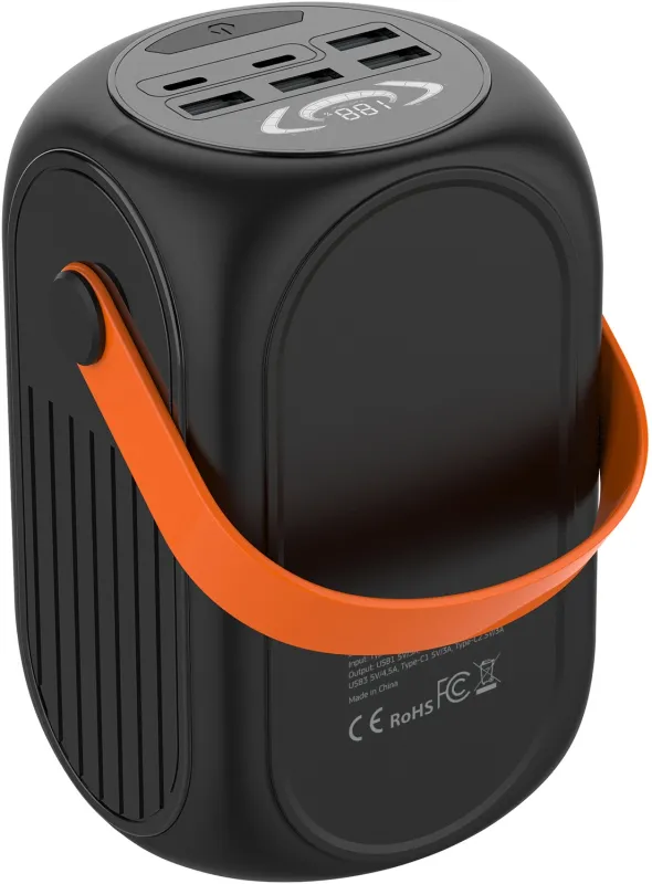 Мобильный аккумулятор Cactus CS-PBFSUD-60000 60000mAh 80W 4.5A черный