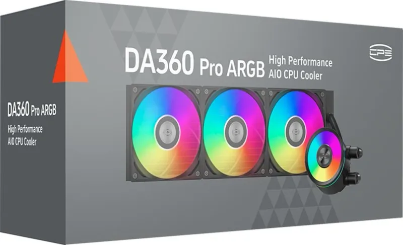 Система водяного охлаждения PcCooler DA360 Pro ARGB Soc-AM5/AM4/1200/1700/1851 черный 4-pin 33.8dB Al 300W Ret (DA360PRO-BKAWXX -GL)