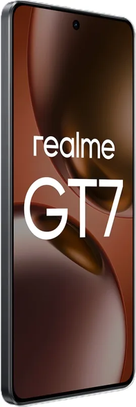 Смартфон Realme RMX5061 GT 7 256Gb 12Gb черный моноблок 3G 4G 6.78" 1264x2780 Android 15 50Mpix 802.11 a/b/g/n/ac/ax/be NFC GPS GSM900/1800 GSM1900