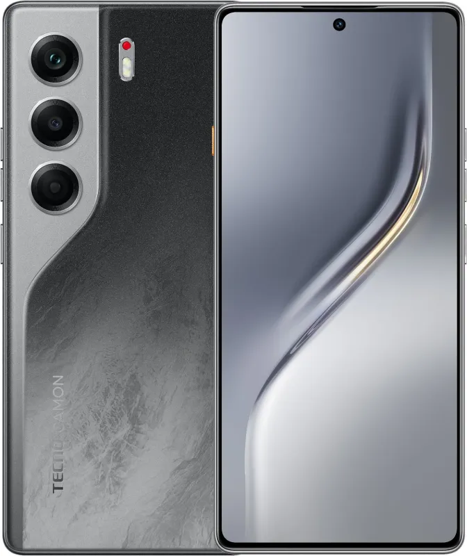 Смартфон Tecno Camon 40 256Gb 12Gb черный моноблок 3G 4G 6.78" Android 14 50Mpix 802.11 a/b/g/n/ac NFC GPS GSM900/1800 GSM1900 Protect