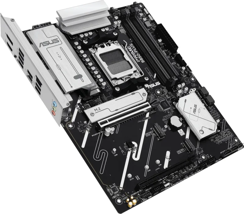 ASUS PRIME B850-PLUS, AM5, B850, 4*DDR5, 4*SATA, 3*M.2, 5*USB 3.2, 2*USB 2.0, Type-C, 5*PCIx16, DP+HDMI, ATX