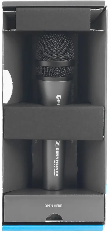 Микрофон проводной Sennheiser E 845-S черный