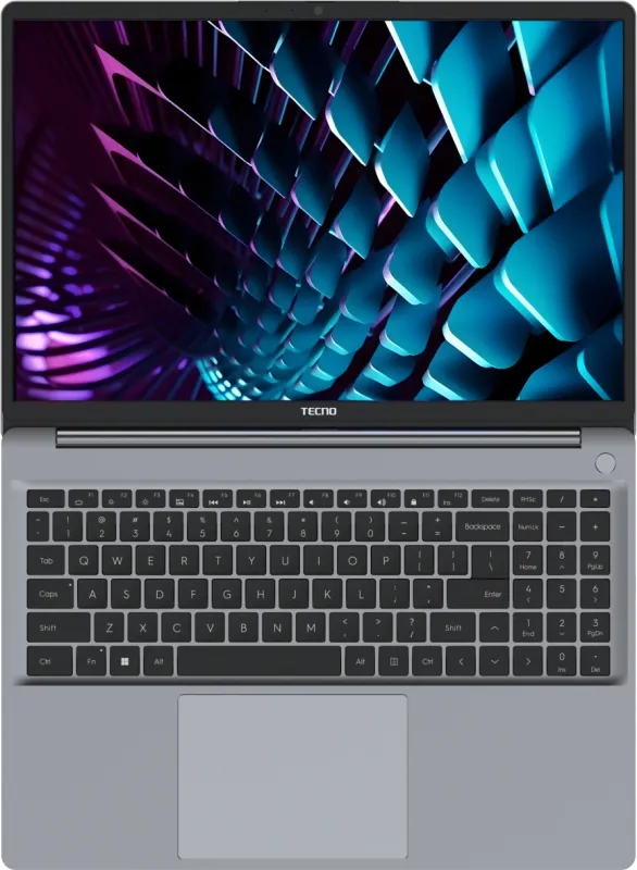 Ноутбук Tecno MegaBook K16SAA Core i3 1315U 8Gb SSD256Gb Intel UHD Graphics 16" IPS WUXGA (1920x1200) Windows 11 Home grey WiFi BT Cam 6060mAh (71003300470)