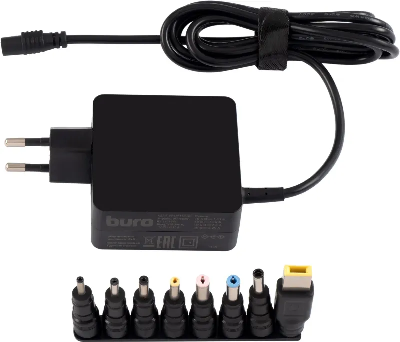 Блок питания Buro BU-A45W автоматический 45W 18.5V-20V 8-коннект. 2.3A от бытовой электросети