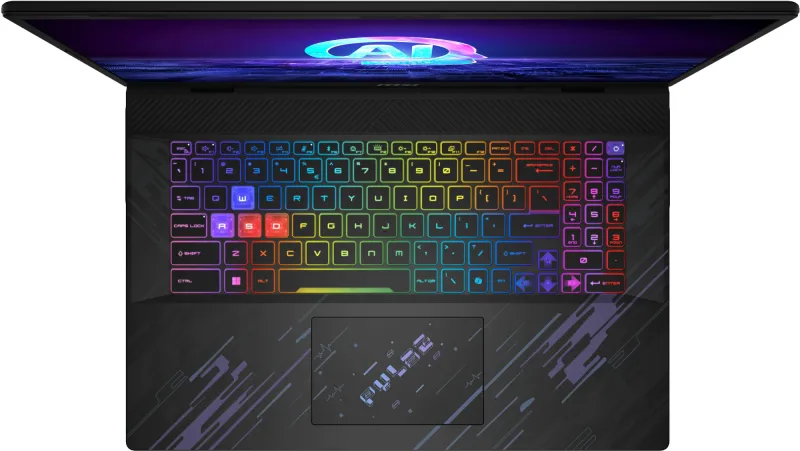 Ноутбук MSI Pulse 17 AI C1VEKG-088XRU Core Ultra 5 125H 16Gb SSD1Tb NVIDIA GeForce RTX4050 6Gb 17" IPS QHD+ (2560x1600) FreeDOS black WiFi BT Cam (9S7-17T311-088)