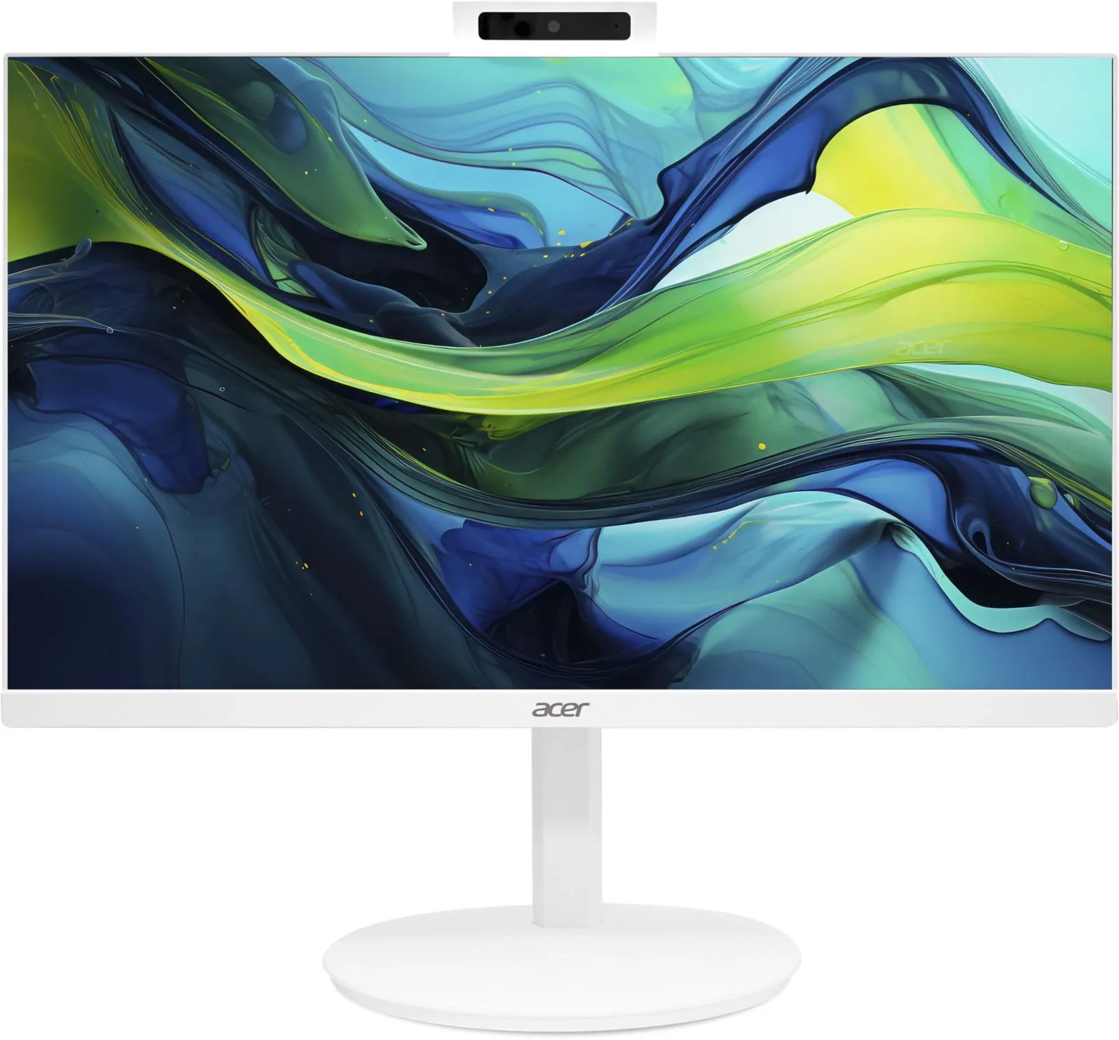 Моноблок Acer Aspire C24A-GRPL 23.8" Full HD i5 13420H (2.1) 16Gb SSD512Gb UHDG CR Eshell GbitEth WiFi BT 90W клавиатура мышь Cam белый 1920x1080
