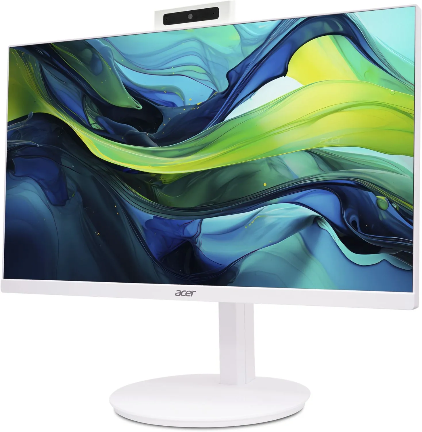 Моноблок Acer Aspire C24A-GRPL 23.8" Full HD i5 13420H (2.1) 16Gb SSD512Gb UHDG CR Eshell GbitEth WiFi BT 90W клавиатура мышь Cam белый 1920x1080