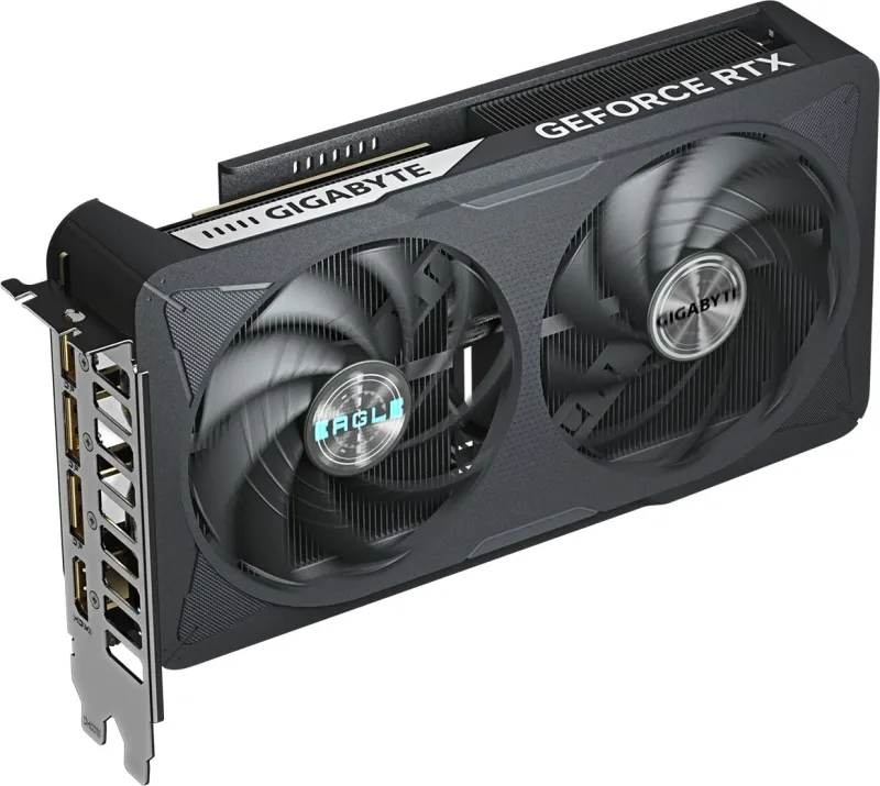 Видеокарта Gigabyte PCI-E 5.0 GV-N5060EAGLE OC-8GD 1.0 NVIDIA GeForce RTX 5060 8Gb 128bit GDDR7 3840/28000 HDMIx1 DPx3 HDCP Ret